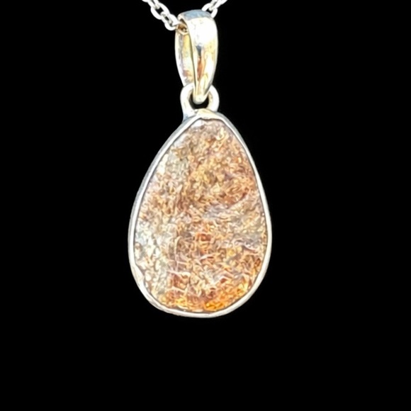 Jewelry - Elegant 925 silver Astrophyllite Pendant